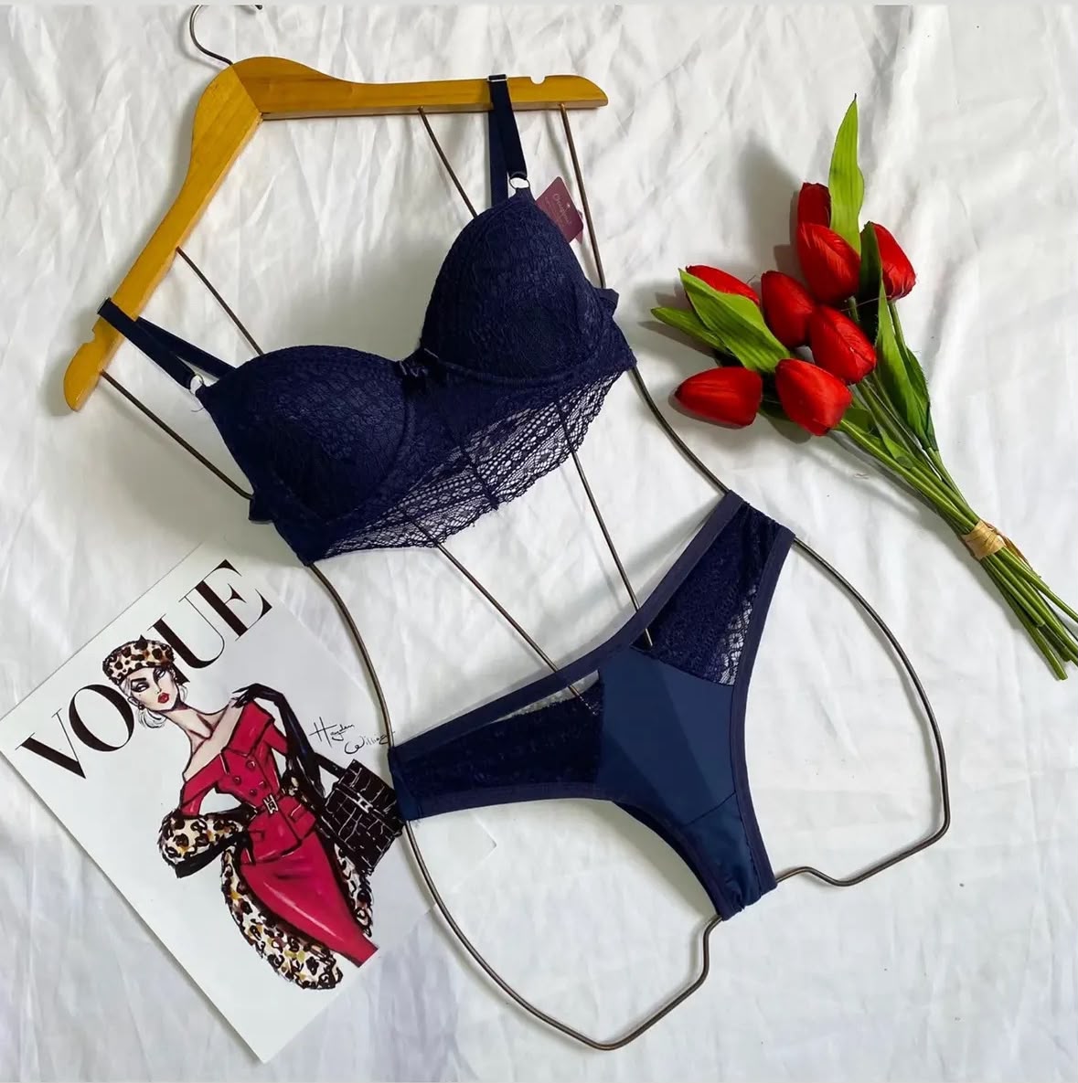 Conjunto de lingerie renda