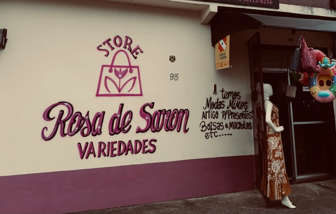 Fachada da Store Rosa de Saron na Marambaia, Belém - PA