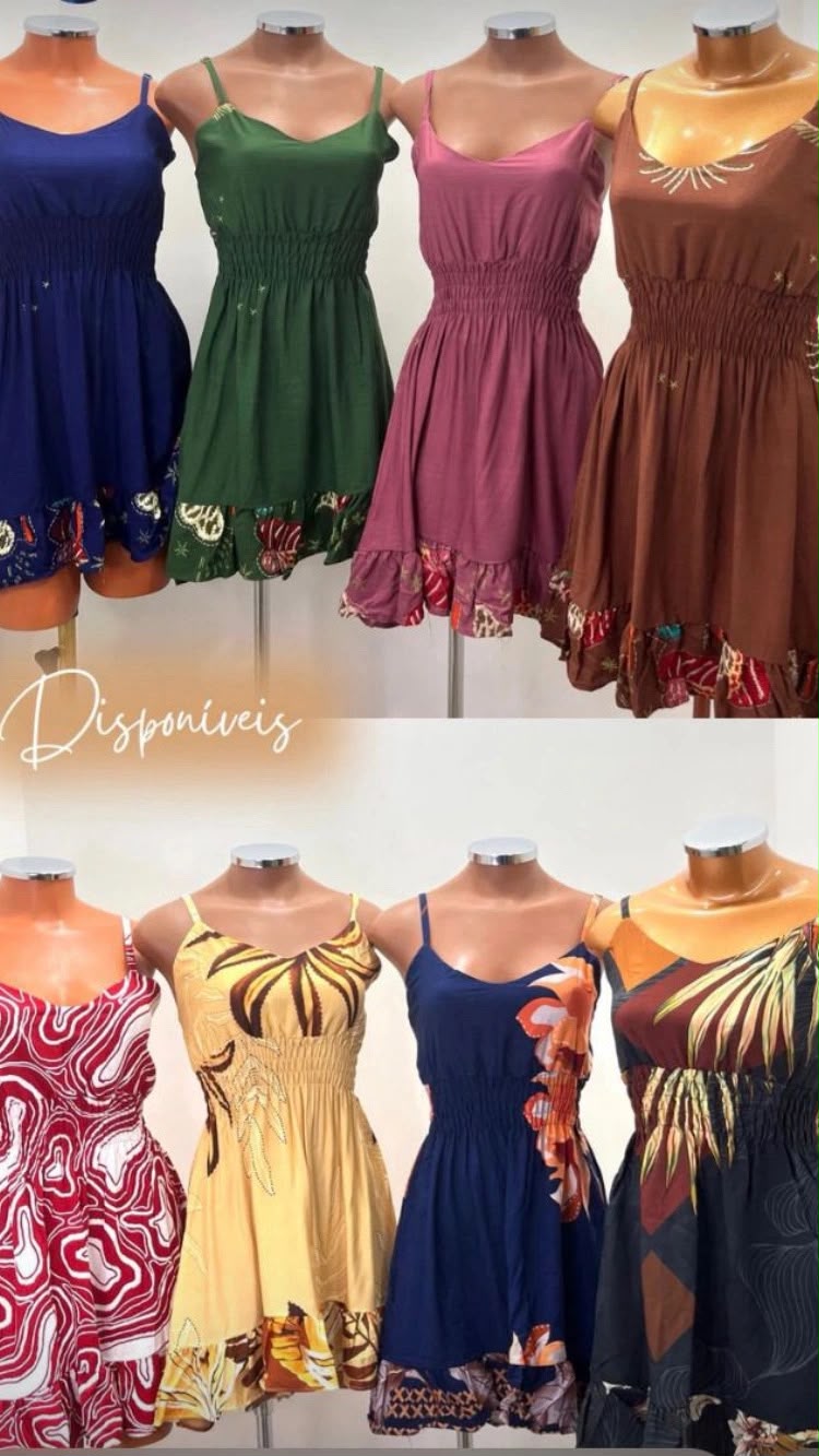 Vestidos curtos estampados